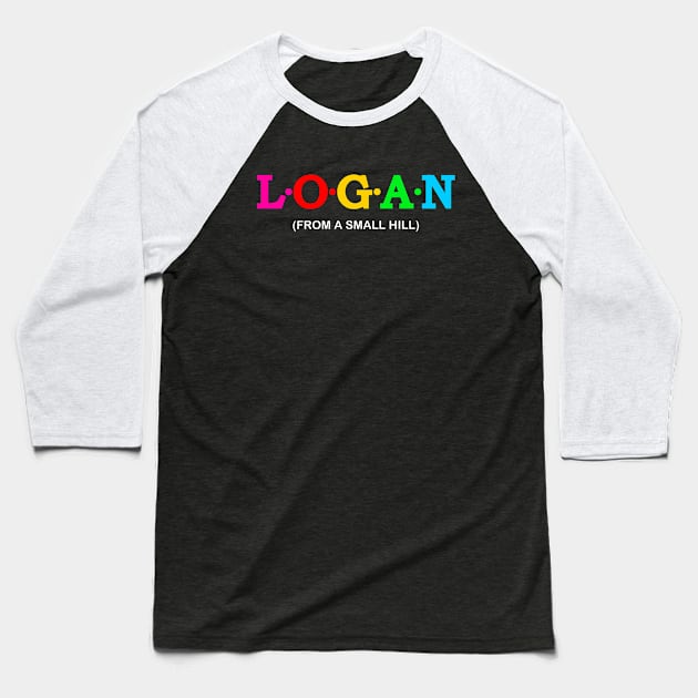 Logan - From a small hill. Baseball T-Shirt by Koolstudio